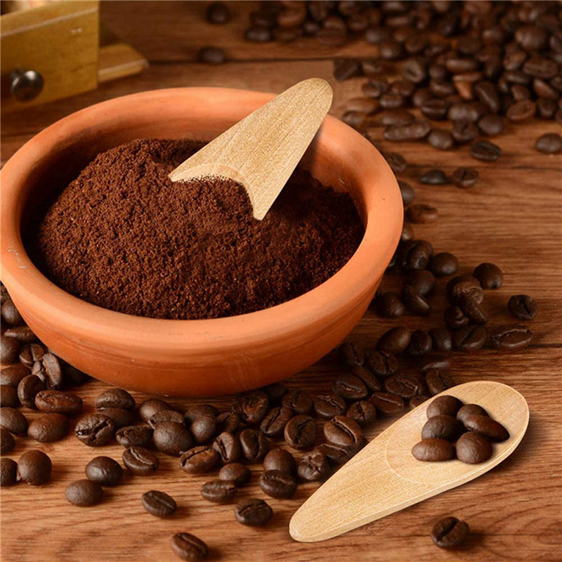 Coffee Tea Etc - ABUN-20 Pieces Mini Wooden Spoon Condiments