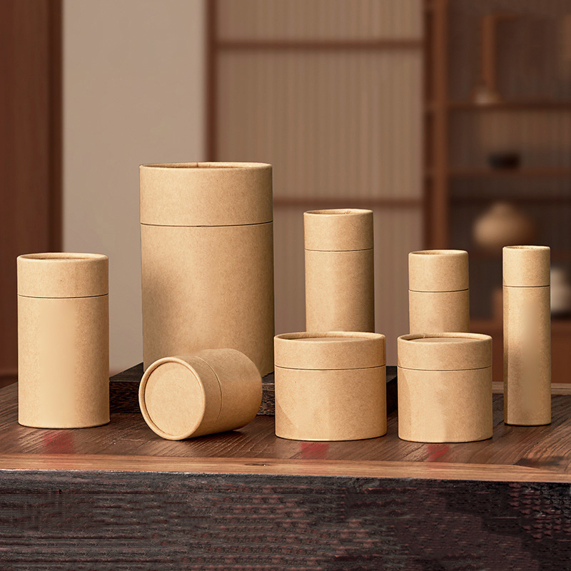 1PCS New Kraft Paperboard Tube - Coffee Tea Containers reseña y precio