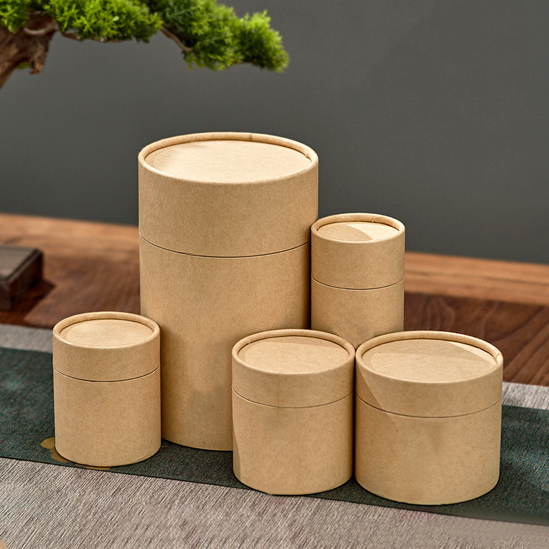 1PCS New Kraft Paperboard Tube - Coffee Tea Containers reseña y precio