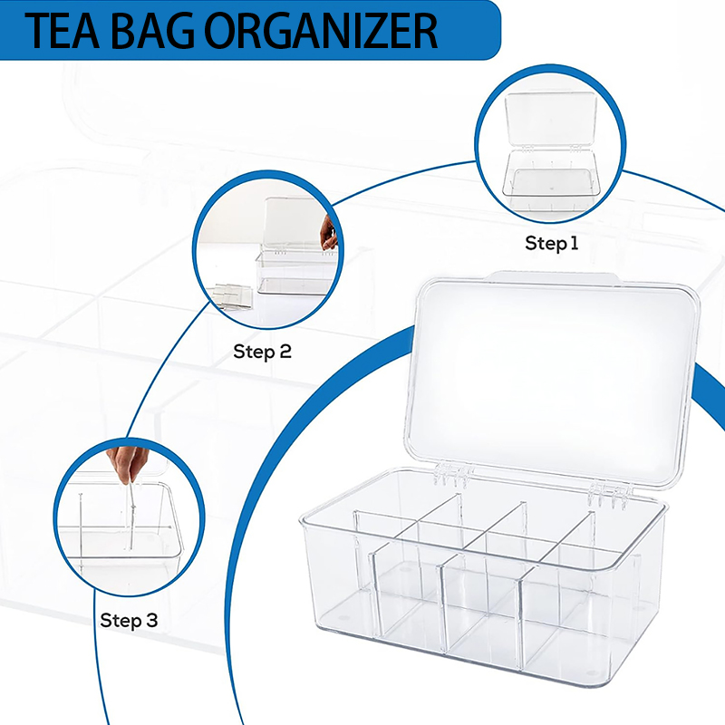 Display Rack Desktop Organizer - Coffee Tea Box reseña y precio