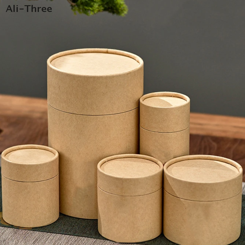 1PCS Kraft Paperboard Tubes Ro - Coffee Tea Box reseña y precio