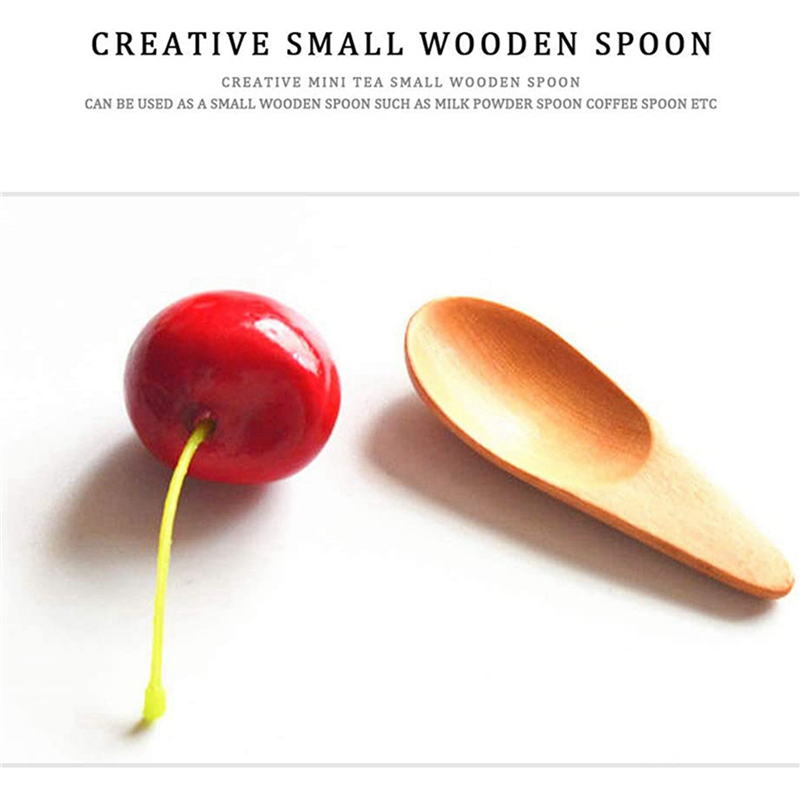 ABUN-20 Pieces Mini Wooden Spo - Coffee Tea Etc reseña y precio