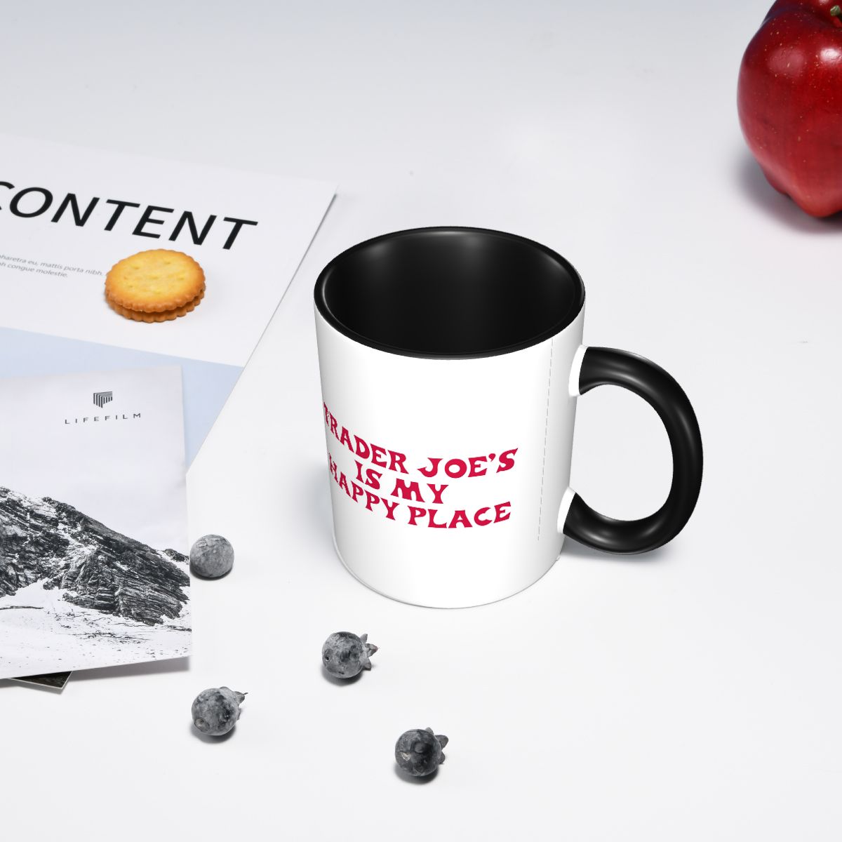 Trader Joe's Is My Happy Place - Coffee And Tea Quotes Funny reseña y precio