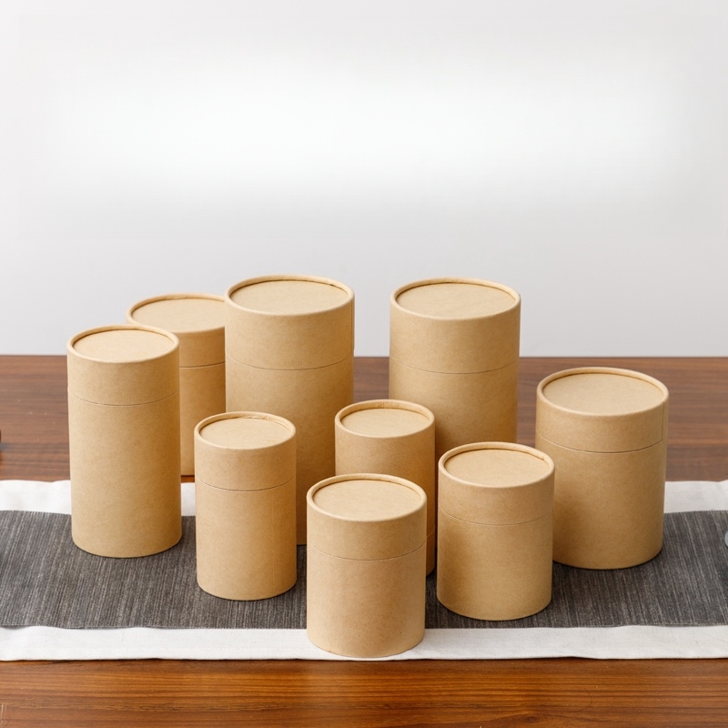 5pcs Kraft Paper Jar Box Tea P - Coffee Tea And Sugar Canisters reseña y precio