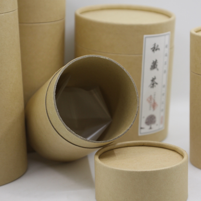 5pcs Kraft Paper Jar Box Tea P - Coffee Tea And Sugar Canisters reseña y precio