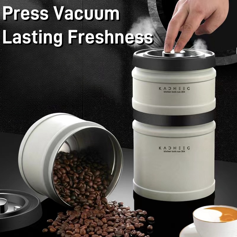 Vacuum sealed can, press vacuu - Coffee Tea Box reseña y precio