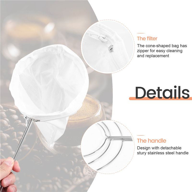 AA94-3 Pcs Milk Tea Filter Bag - Coffee Tea Hong Kong reseña y precio