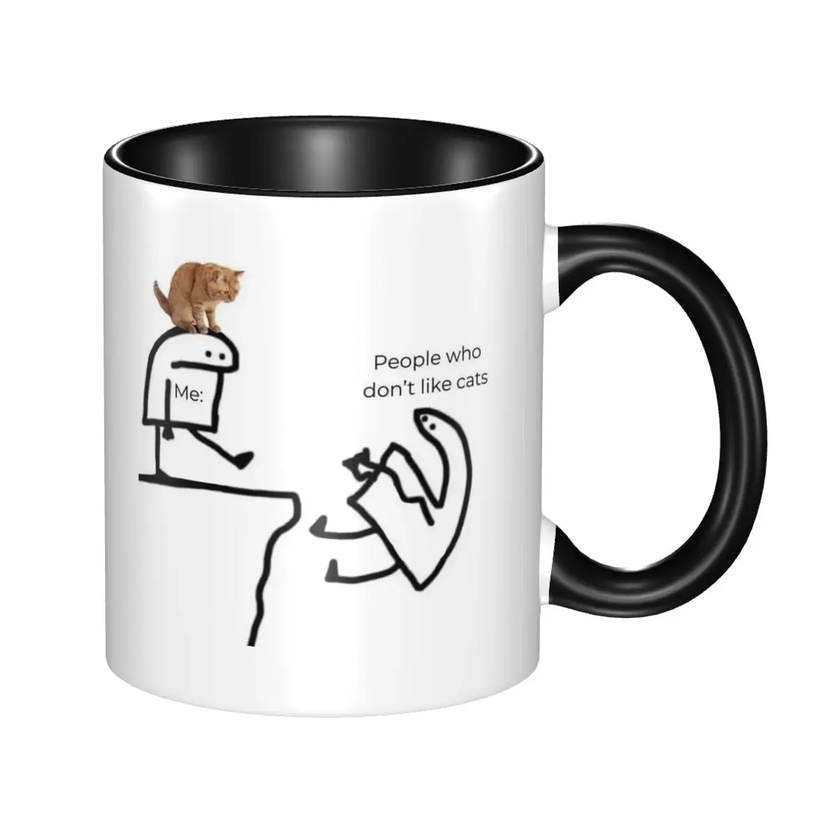 Me With Cat Design People Who  - Coffee And Tea Quotes Funny reseña y precio