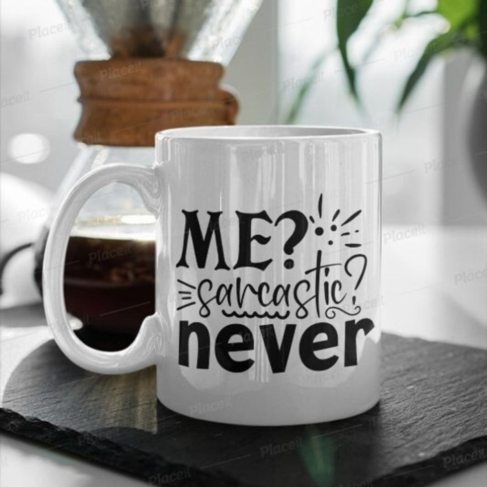 1pc Sarcasm Mug with 'Sarcasm  - Coffee And Tea Quotes Funny reseña y precio