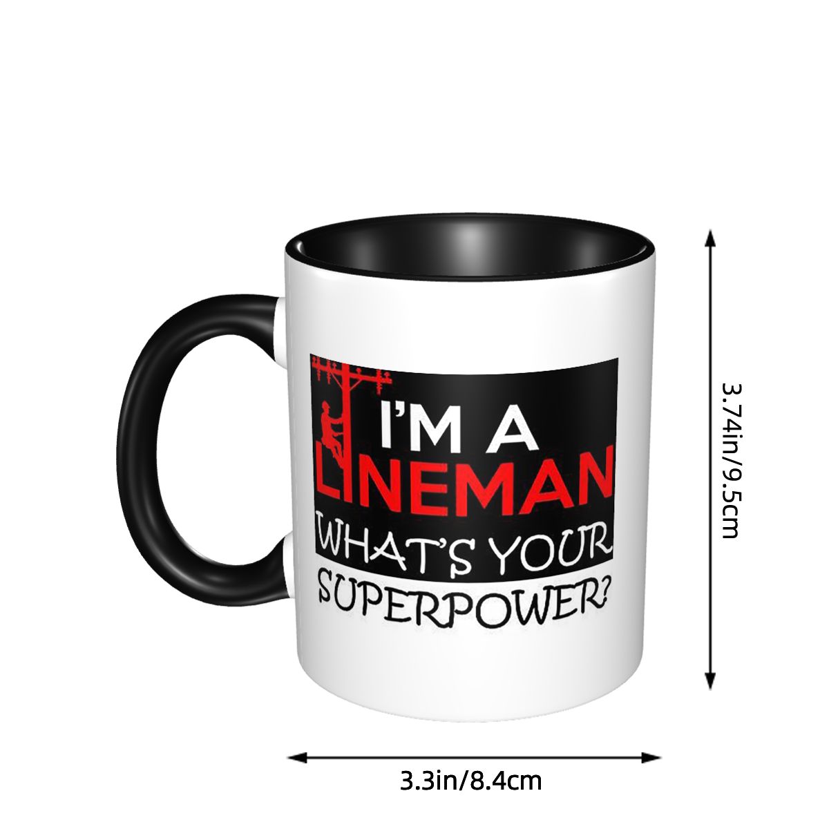 Funny Lineman Quote Electricia - Coffee And Tea Quotes Funny reseña y precio
