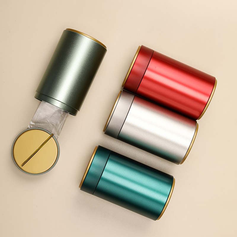 Portable Tea Box Solid Color T - Coffee Tea And Sugar Canisters reseña y precio