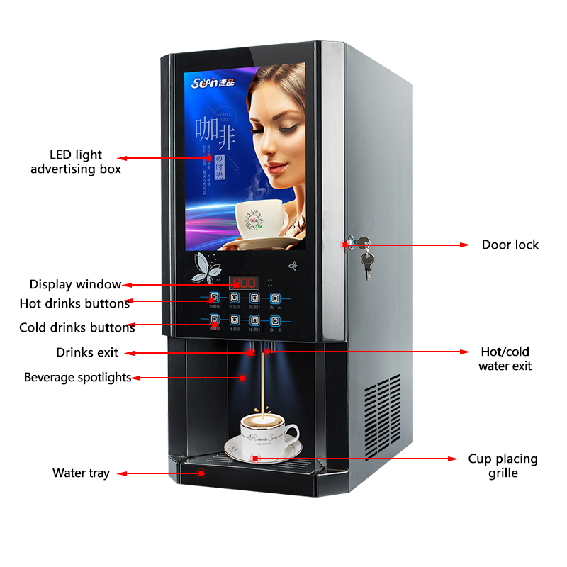 30SCW-8 Hot Ice Instant Coffee - Coffee Tea Hot reseña y precio