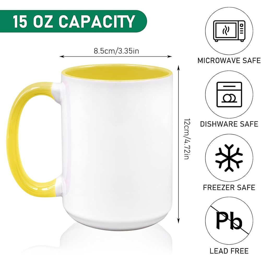 12 Pack 15oz DIY Sublimation M - Coffee Tea Hot reseña y precio