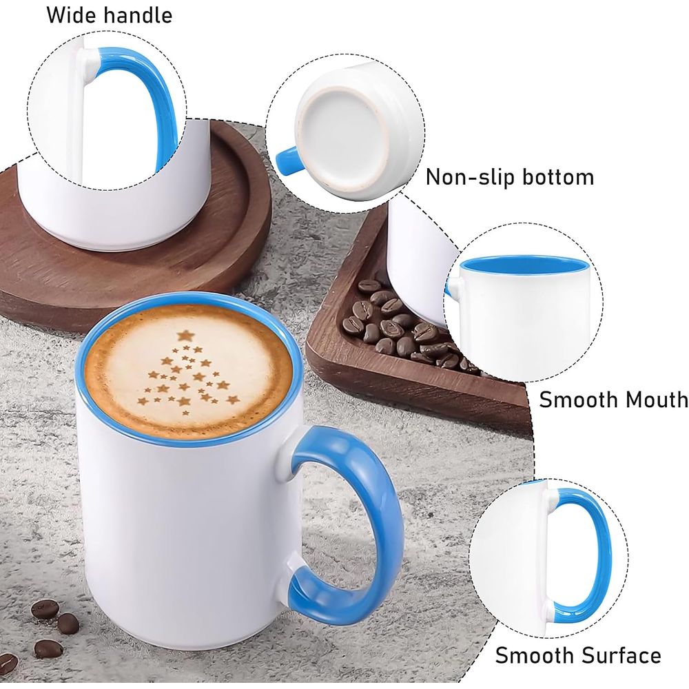 12 Pack 15oz DIY Sublimation M - Coffee Tea Hot reseña y precio