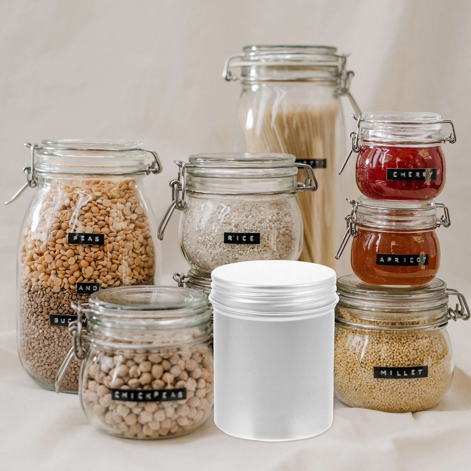 4Pcs Aluminum Mini Storage Can - Coffee Tea Box reseña y precio