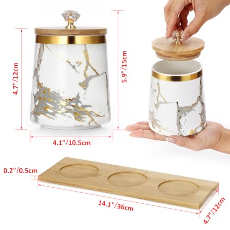 Set of 3 Canisters Set for Sug - Coffee Tea Containers reseña y precio