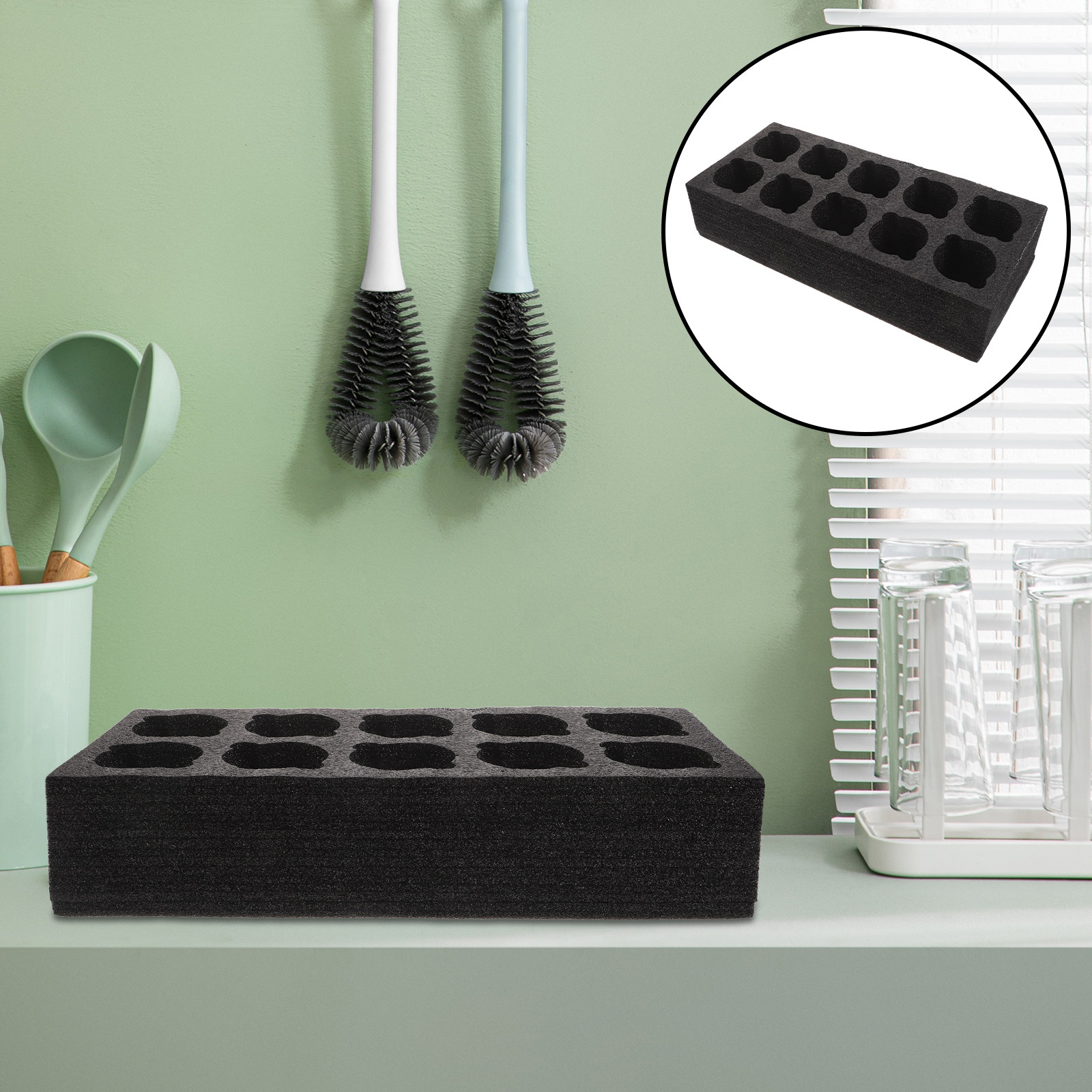 10 Cups Take Out Cup Holder -  - Coffee Tea Hot reseña y precio