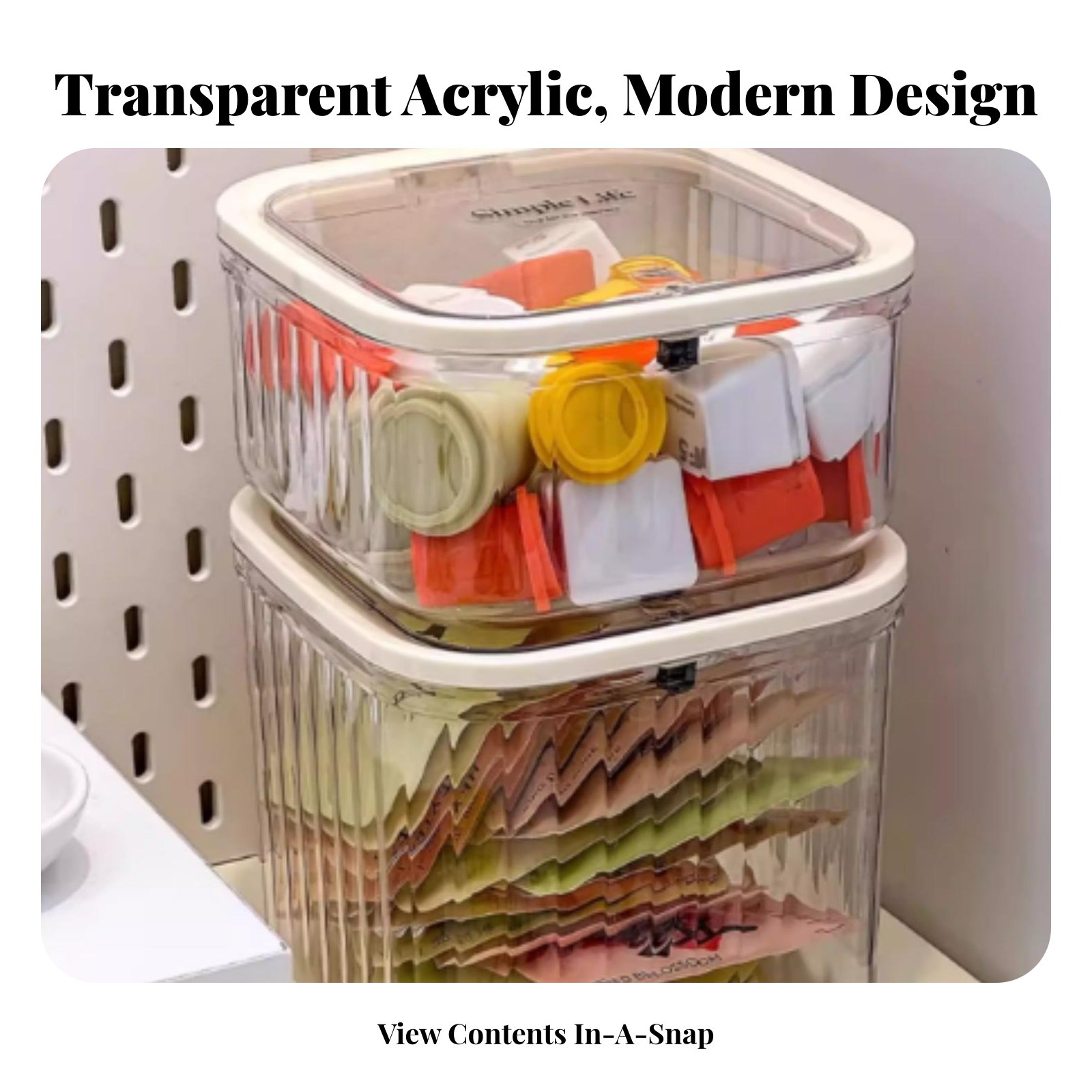 Plastic Tea Bag Storage Box La - Coffee Tea Box reseña y precio
