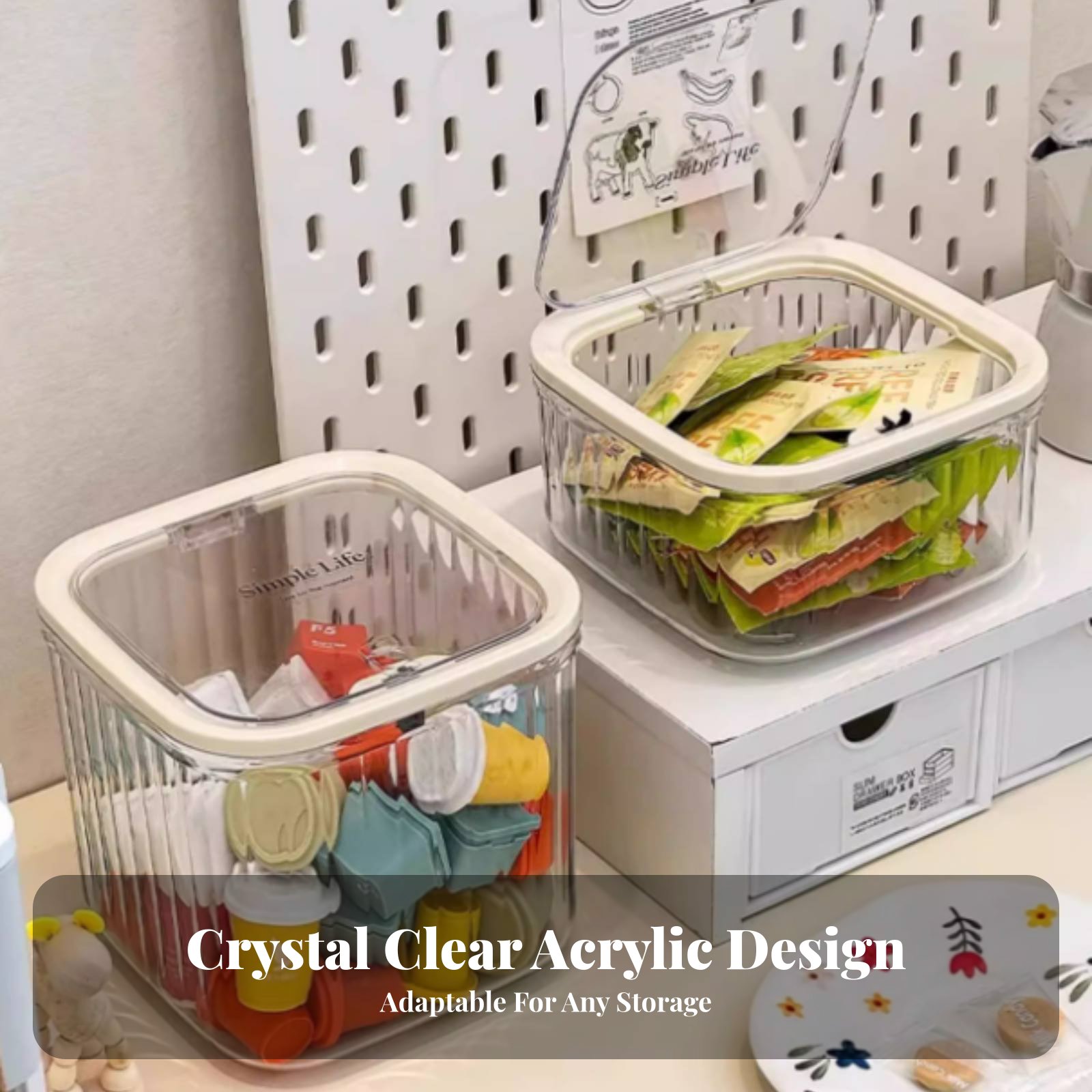 Plastic Tea Bag Storage Box La - Coffee Tea Box reseña y precio