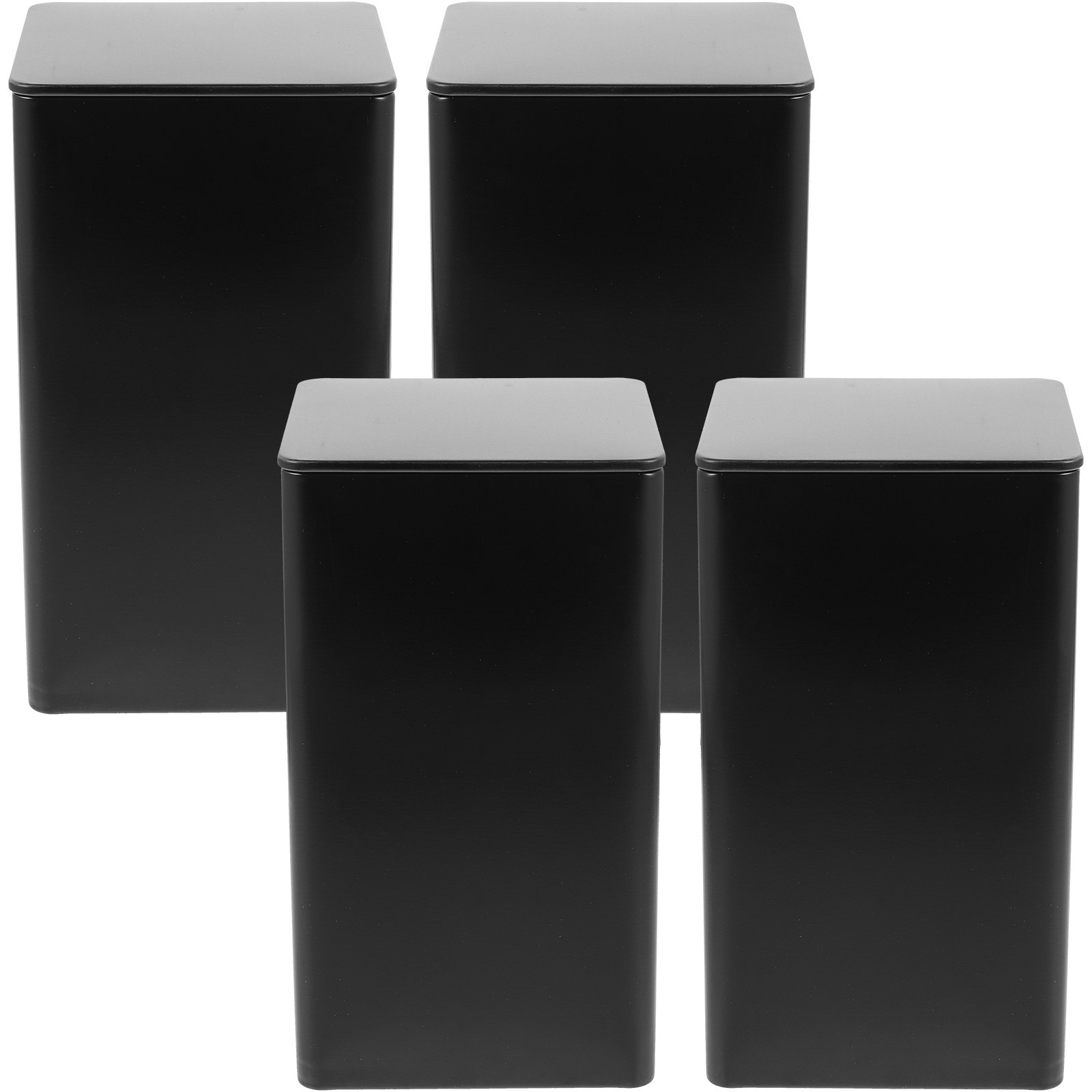 4Pcs Storage Jars Tinplate Box - Coffee Tea Box reseña y precio
