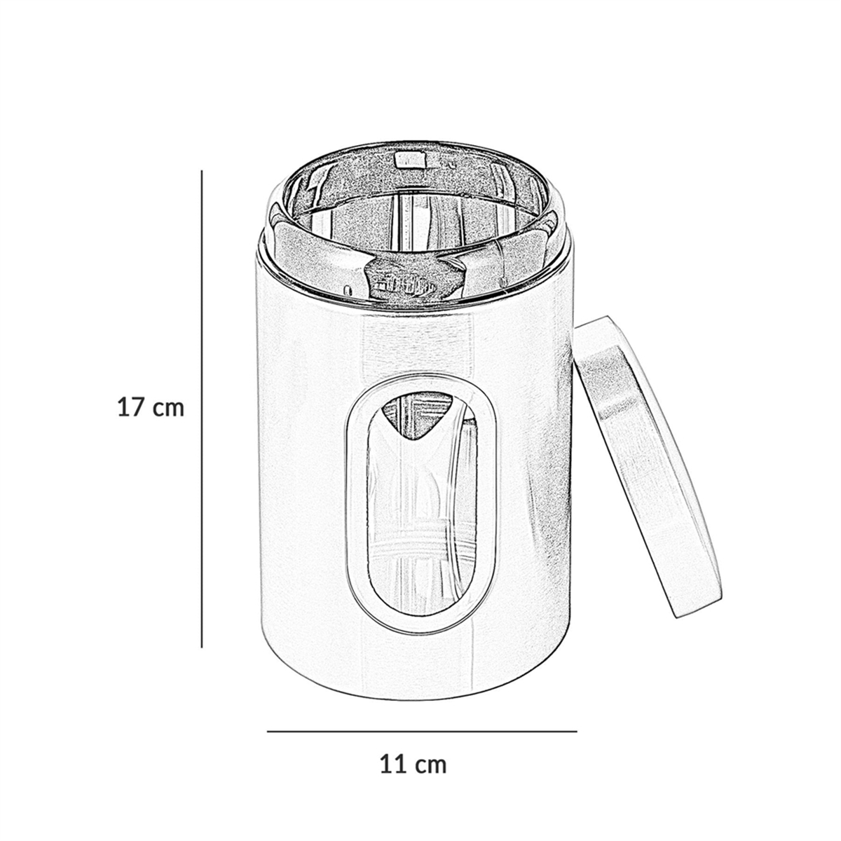 3PC Kitchen Canister Set -with - Coffee Tea Etc reseña y precio