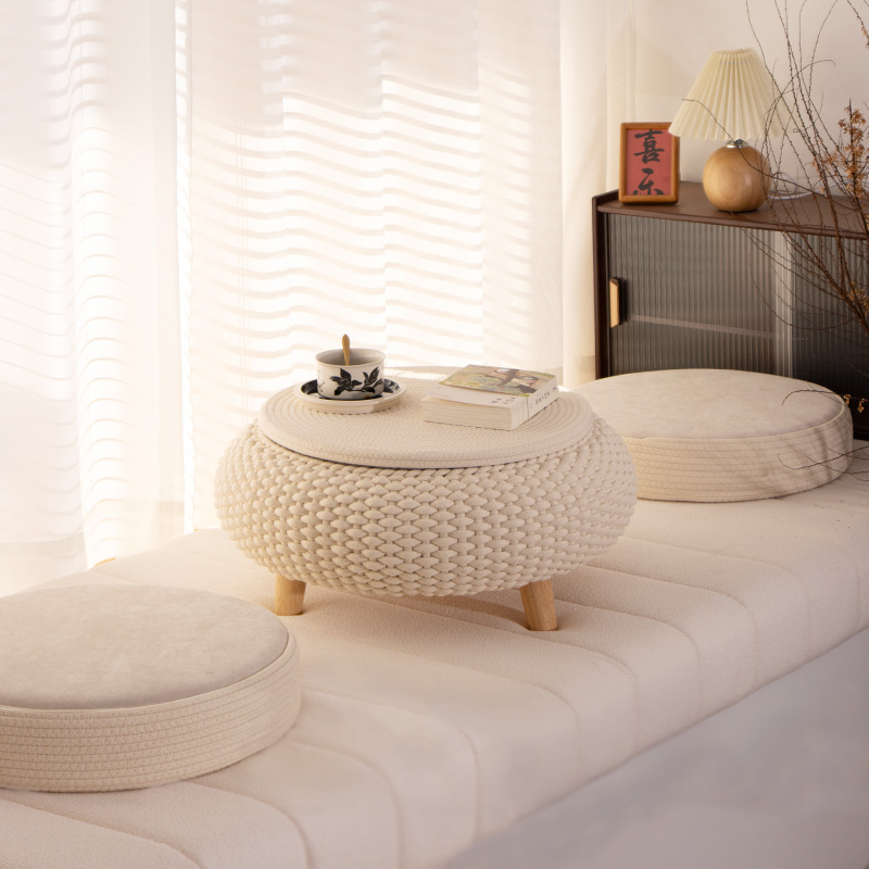 ‌Nordic Cream Bay Window Desk  - Coffee Tea Nook reseña y precio
