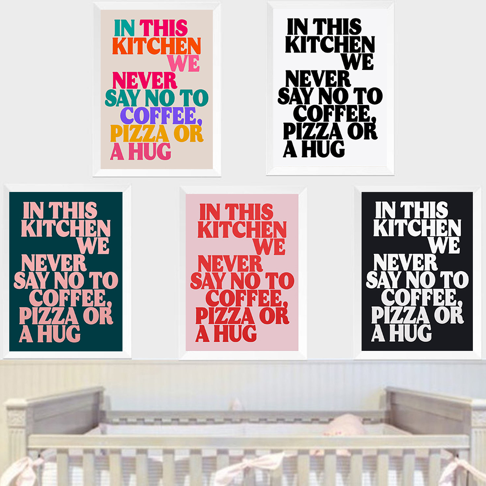 Colourful In This Kitchen Quot - Coffee And Tea Quotes Funny reseña y precio
