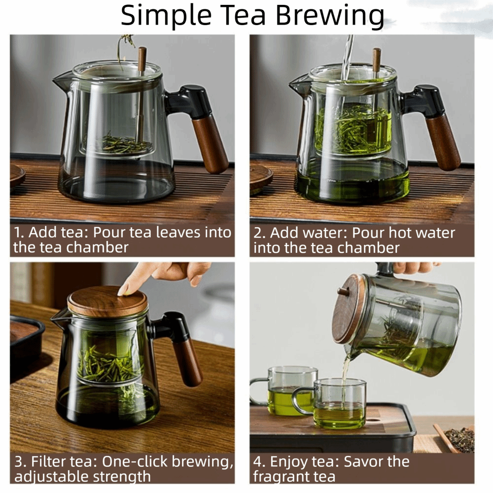 One-Touch Drip Glass Teapot 65 - Coffee Tea Infuser reseña y precio