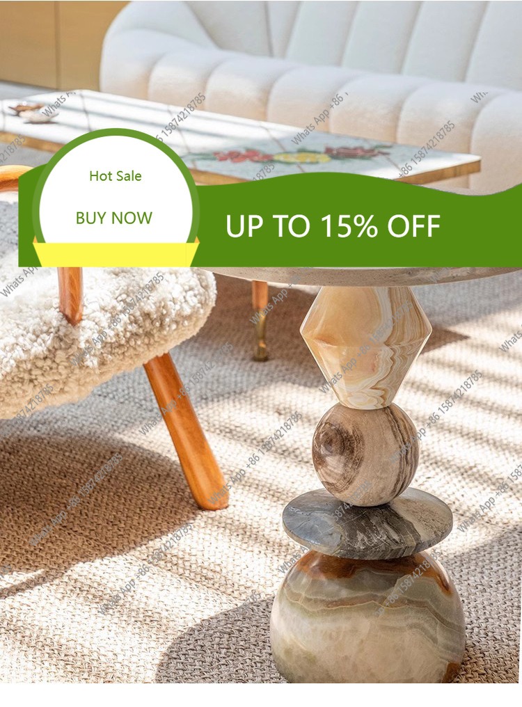 XS Round Marble Coffee Table A - Coffee Tea Nook reseña y precio