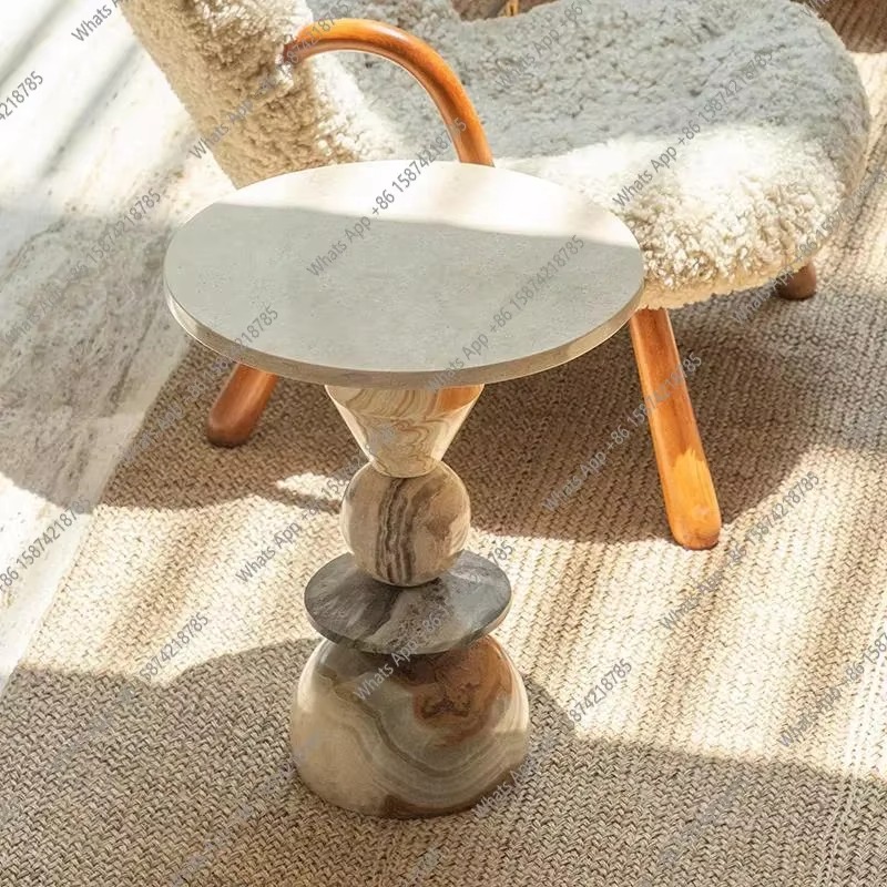 XS Round Marble Coffee Table A - Coffee Tea Nook reseña y precio