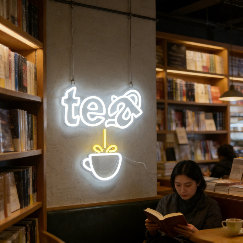 Tea Pot Neon Sign USB Dimmable - Coffee Tea Nook reseña y precio