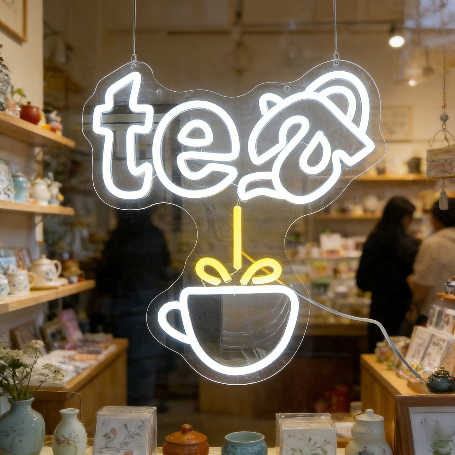 Tea Pot Neon Sign USB Dimmable - Coffee Tea Nook reseña y precio