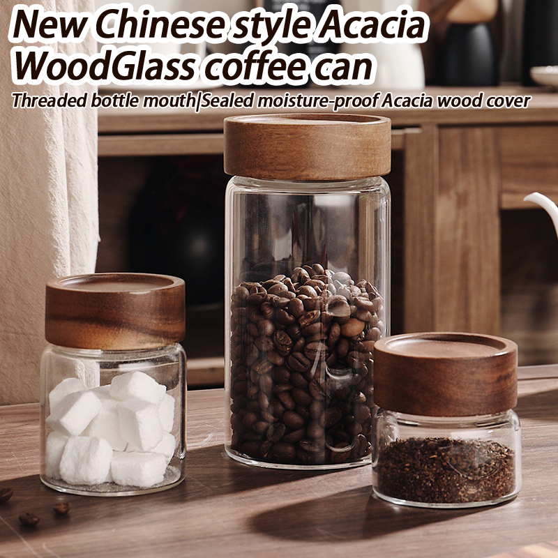 Glass Sealed Storage Jar With  - Coffee Tea Containers reseña y precio