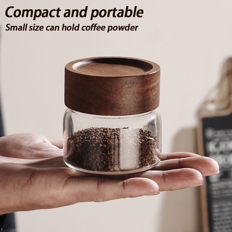 Glass Sealed Storage Jar With  - Coffee Tea Containers reseña y precio
