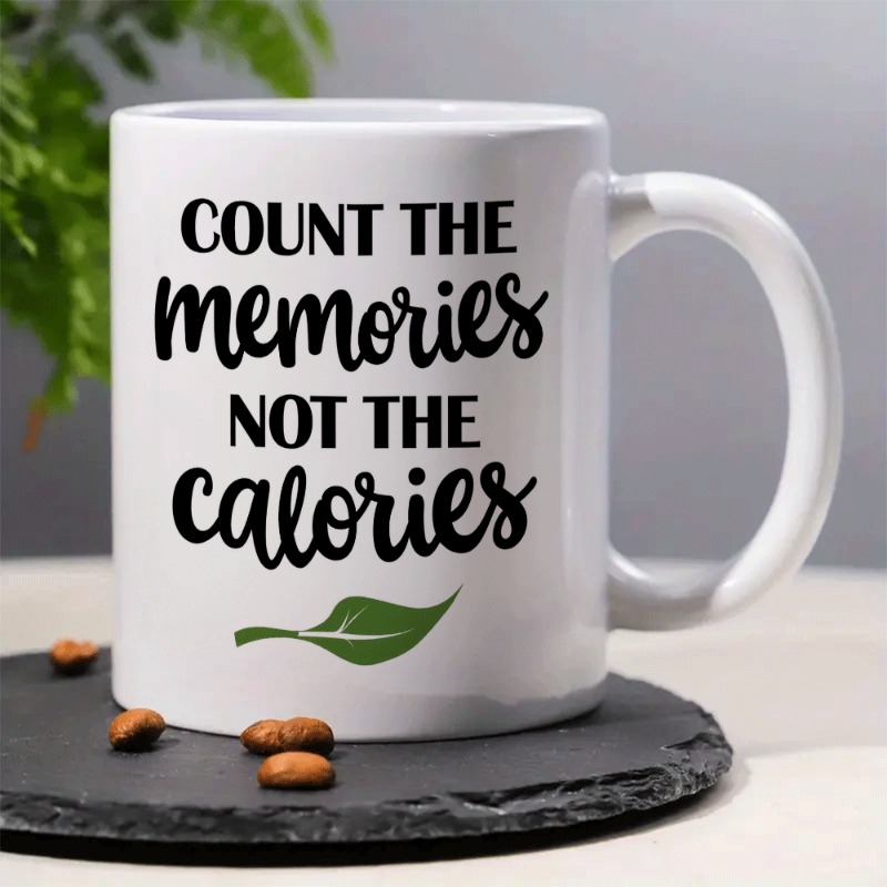 1 Large 11oz White Ceramic Cof - Coffee Tea Weight Loss reseña y precio