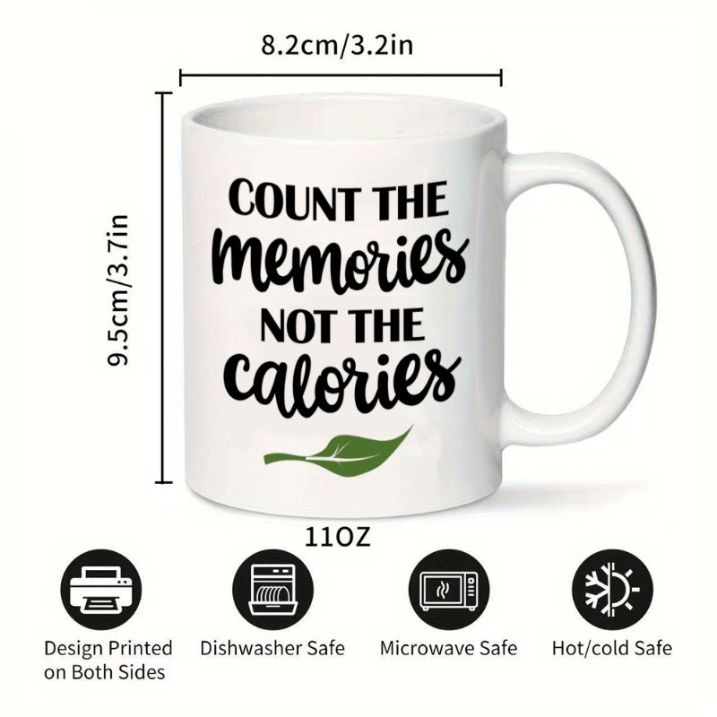 1 Large 11oz White Ceramic Cof - Coffee Tea Weight Loss reseña y precio