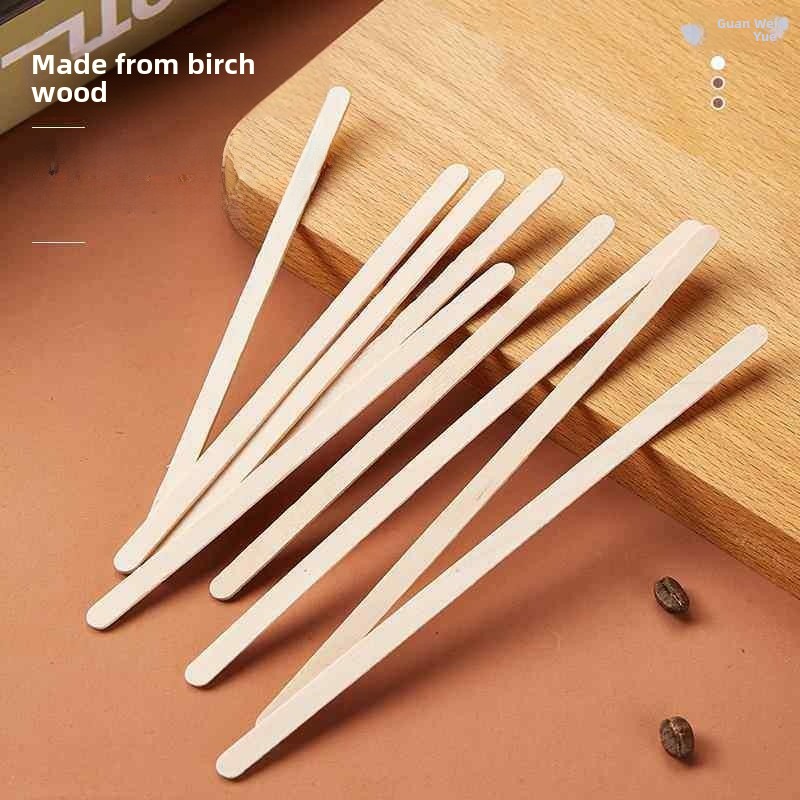 Long-Handled Wooden Coffee Sti - Coffee Tea Hot reseña y precio