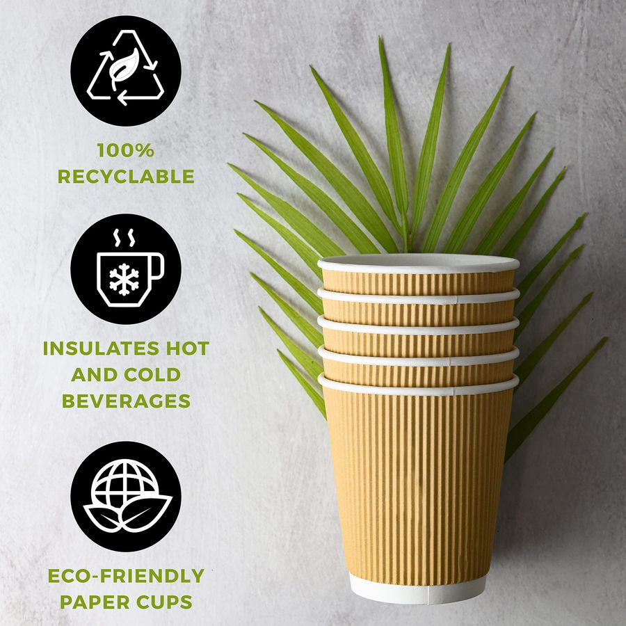 Set of 150 Ripple Insulated Kr - Coffee Tea Hot reseña y precio