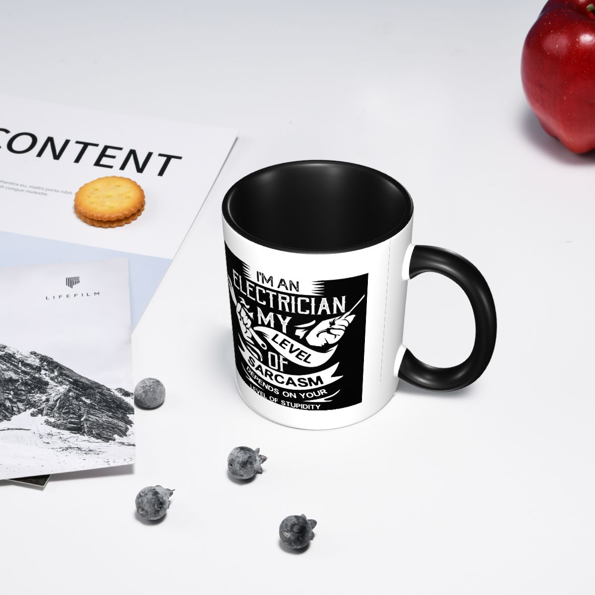 Funny Lineman Quote Electricia - Coffee And Tea Quotes Funny reseña y precio