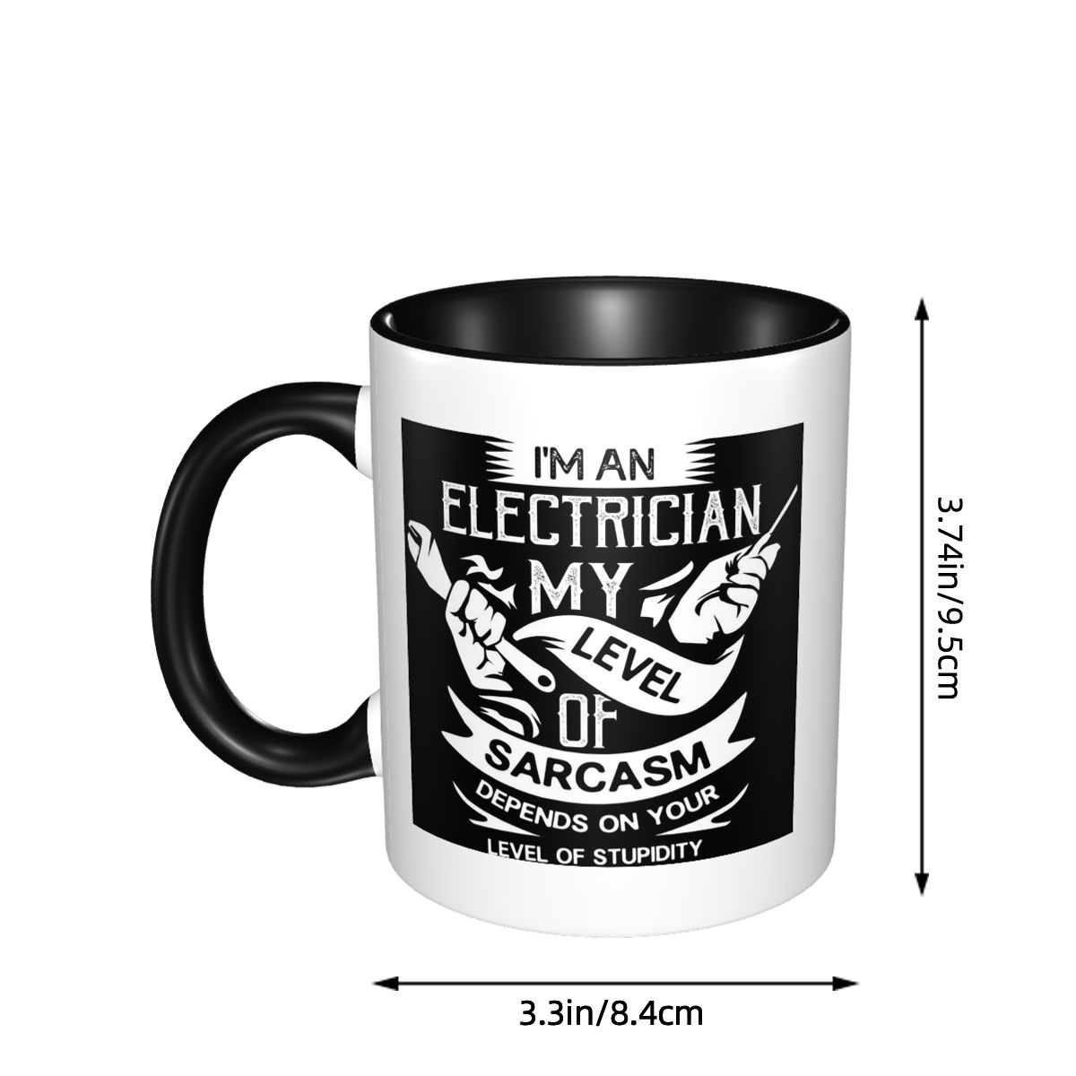 Funny Lineman Quote Electricia - Coffee And Tea Quotes Funny reseña y precio