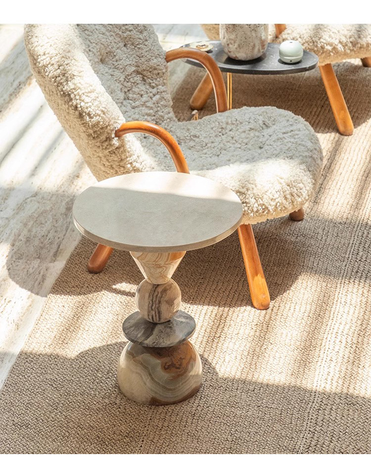 Any Size Custom Round Marble C - Coffee Tea Nook reseña y precio